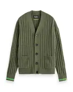 Scotch & Soda Soft Knit Dropped Shoulder Cardigan