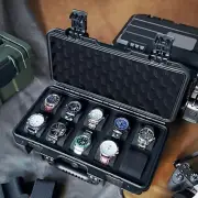 Suitcase Waterproof Display Watch Storage Bracket Durable Box Case10-24 Slots