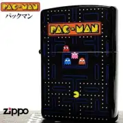 Zippo Namco Legendary Pacman Game Matte Black Oil Lighter Regular Japan