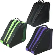Gooyule Roller Skate Bag, Adjustable Shoulder strap Ice Skate Bags for Girls Boys and Most Adults, Large Capacity Skate Bag Fits Quad Skates, Inline Skate and Most Roller Skating Accessories