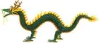 HANSA dragon green 60 animal stuffed toy