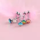 Bar Rainbow Color Tongue Ring Tongue Piercings Piercing Jewelry Body Jewelry