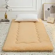 Single Mattress Student Dormitory Bunk Folding Futon Mattress Dormitory Special Floor Sleeping Mat LLCDZR(10,0.9m*1.9m)