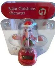 Solar Powered Dancing Bobble Head Christmas Flamingo