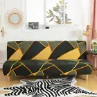 Modern Folding Sofa Bed Cover Armless Sofa Slipcovers for Elastic Sofa Covers