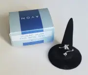 Sterling Silver Pave Initial Letter K & Heart Ring Avon New In Box NOS