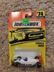 MATCHBOX S/F NO. 74 FORMULA ONE RACER WHITE BODY MB RACING NEW