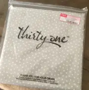 Thirty-One Wall Together Pinboard in Taupe Dancing Dots - NIP