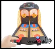 Mini Tabletop Double Shot Basketball Game - Toy Shooting Hoops