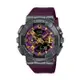 【CASIO G-SHOCK】沙漠景觀金屬潮流數位雙顯運動腕錶-暗夜紫/GM-110CL-6A/台灣總代理公司貨享一年保