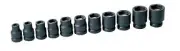 Grey Pneumatic 1511G 1/2" Drive 11 Piece Magnetic Impact Socket Set New