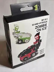 Zombie On Ice-Protocol - 3D Wind Up Puzzles (Set of 2) Unused