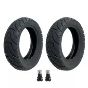 TDR 80/65-6 Off-Road Tubeless Tire for Electric Scooter 10x3.0 Black Self-Healing Impact Resistant with Valve Slip Resistant