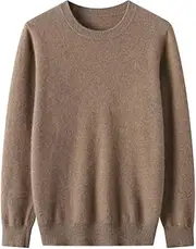 [Generic] Men's Winter Wool Thermal Sweater - Crew Neck Long Sleeve Warm Knit Pullover