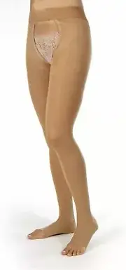 Jobst Relief Open Toe Chap Style Both Legs - 30-40 mmHg Black Medium