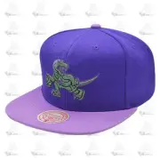 Mitchell And Ness Toronto Raptors NBA PURPLE HAZE Purple Green Patch Snapback