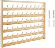 NW 54 Spools Wooden Thread Holder Sewing and Embroidery Thread Rack and Organize