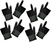 VICASKY 4 Pairs Touchscreen Finger Sleeves Gloves: Gaming Breathable Gloves for Winter Cycling Climbing Billiards