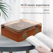 Wireless CD Player with Speakers - Compact Portable Desktop Music System with Mu