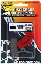 Kool-Stop KS-D640 Resin Disc Brake Pads Shimano Saint Zee XT/SLX/Deore Trail