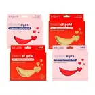 Spa Life Heart of Gold Anti-Aging Under Eye Collagen Patches 6 Pair 12 Patches
