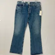 New Citizens Of Humanity Button Fly Relaxed Bootcut Libby Jeans size 34