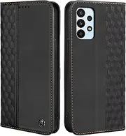 [CXTcase] Case for Samsung Galaxy A23 4G/A23 5G/M23 5G/F23/M13 4G,Shockproof PU Leather Flip Folio Cover with Card Slots,Magnetic Wallet Case for Samsung Galaxy A23 4G,Black