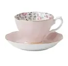 Royal Albert | China Vintage ROSE CONFETTI Teacup Cup and Saucer Set NIP