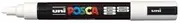 POSCA UNI-BALL MARKER PEN PC-5M - WHITE - SINGLE PEN