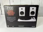 RARE DANCING WITH THE STARS CROSLEY T100A 2SP BLUETOOTH TURNTABLE RECORD PLAYER