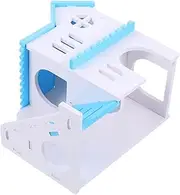 Mipcase Hamster House Villa Cozy Hideout for Hamsters Squirrels Hedgehogs Animals Durable Structure Villa Design Hamster Supply