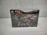 2-PACK Vintage 1989 Milton Bradley Puzzle 500 pc NEW/SEALED Mt. Jefferson Floral