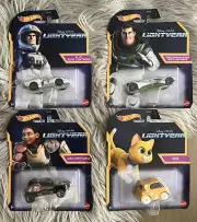 Disney Hot Wheels 2021 Character Cars Set Pixar Lightyear Sox Buzz Izzy Movie