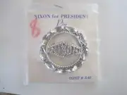 Nixon Round Rhinestone Pin