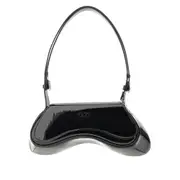 [DIESEL] DIESEL Glossy faux leather 'Play' bag Woman One Size One Size Black