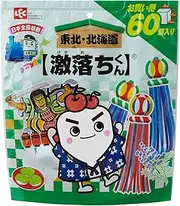 LEC Gochi Gekochi-kun (Tohoku, Hokkaido) Cube, 1.1 x 1.2 x 1.2 inches (3 x 3 x 3 cm), 60 Pieces, Melamine Sponge, Removes Dirt with Just Water /