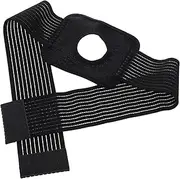 Vaguelly Ankle Fixing Strap with Portable Ice Pack Holder for Sports Injuries Lightweight Cooling Bag Belt for Ankle Relief During Football Hiking Running and More Black