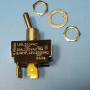Toggle Switch ON-OFF, DPST, CARLING, 2GK51-73, Quick Connect, 10A 250VAC (ONE)