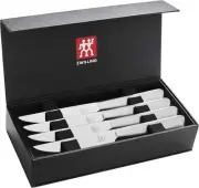 ZWILLING Porterhouse Razor-Sharp Steak Knife Set of 8 with Black Presentation...