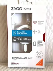ZAGG - Gear4 Crystal Palace Snap MagSafe Case for Apple iPhone 13 Pro - Clear