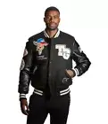TOP GUN MEN'S GOAT BLACK VARSITY JACKET SIZE XL BRAND NEW!