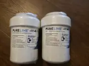 (2x) Pureline PL-100 Fits GE MWSF Refrigerator Water Filter, SEALED NO BOX