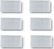 Robot HEPA Filter Side Brush Roll Brush Mop Cloth Compatible with Ropo Glass 3 Robotic Vacuum Cleaner Spare Parts Accessories Replacement (Color : 6 pcs)