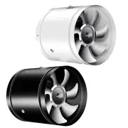 High Speed Inline Pipe Fan 180 mm Extractor Fan for Various Applications