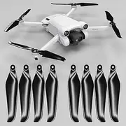 Master Airscrew Stealth Propellers for DJI Mini 3 Pro & Mini 4 Pro - Black, 4 propellers in Set