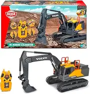 Dickie R/C Volvo Mining Excavator Vehicle Toy with Light and Sound, 60 cm