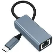 USB C to Ethernet Adapter, Driver Free RJ45 to USB C, 100Mbps Type-C Ethernet...