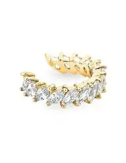 [SALLY SKOUFIS] Renaissance Ear Cuff with Diamonds in Gold