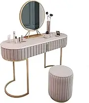 Marble Dresser Bedroom Modern Minimalist FSDall Apartment Light Luxury Princess Dresser Home Bedroom Furniture Modern (Color : 2)