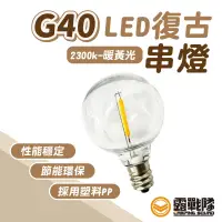 在飛比找蝦皮商城優惠-LUYING G40 LED復古燈泡 單售 塑膠燈泡 氣氛燈